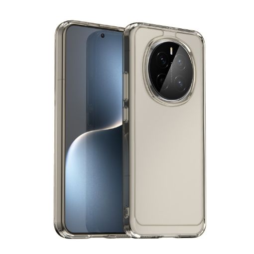 Honor Magic7 Candy Series Transparent Grey TPU Phone Case - 1