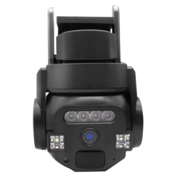 CF-Q812ES 5MP Outdoor IP66 Waterproof WiFi Camera, US Plug, Grey - 1