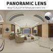CM-I310M 3MP 180 Panoramic Smart PTZ WiFi Camera, UK Plug (White) - 3