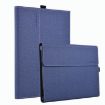 Dark Blue Cloth Texture Protective Case for Surface Pro 10 - 1