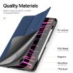 iPad Pro 13 2024 DUX DUCIS Blue Cloth Texture Magnetic Case - 5