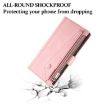 Moto G86 Power ESEBLE Retro Frosted RFID Leather Case (Rose Gold) - 6