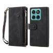 Moto G86 5G ESEBLE Retro RFID Leather Case (Black) - 1