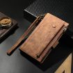 Retro Frosted RFID Leather Phone Case for Motorola Moto G86 5G (Brown) - 2