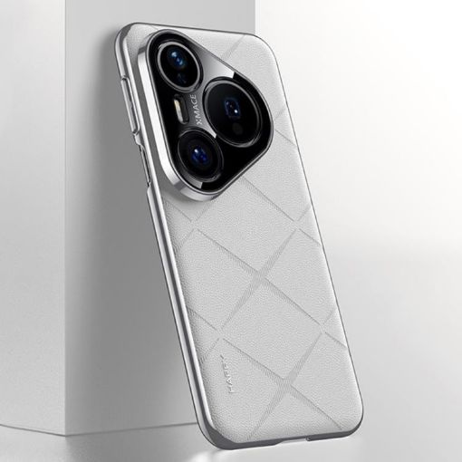 Huawei Pura 80 Pro Ultra 5G White Leather Phone Case - 1