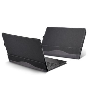 HP EliteBook 865 G10/G9 16" Leather Shockproof Laptop Case (Black) - 1