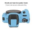 Canon EOS R100 Blue Glossy Soft Silicone Protective Case - 5
