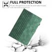 Galaxy Tab A8 X200 Building Blocks Embossed Leather Case - Green - 4