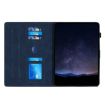 Samsung Galaxy Tab A 10.1 T580 Leather Case (Embossed, Blue) - 3