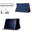 Samsung Galaxy Tab A 10.1 T580 Leather Case (Embossed, Blue) - 5