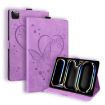 iPad Pro 13 2024 Purple Love Butterfly Leather Case - 1