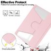 iPad Pro 13 2024 Pink Transparent Rotation Leather Case - 5