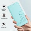 Vivo S30 Pro Mini Cat Rat RFID Leather Case with Lanyard Mint Green - 6
