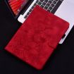 Lily Embossed Leather Case for Samsung Galaxy Tab A7 10.4 (Red) - 2