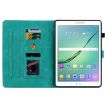 Galaxy Tab S2 9.7 T810 T815 Green Lily Leather Case - 6