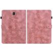 Samsung Galaxy Tab S4 10.5 Lily Embossed Leather Case Pink - 3