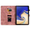 Samsung Galaxy Tab S4 10.5 Lily Embossed Leather Case Pink - 6
