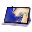 Lily Embossed Leather Case for Samsung Galaxy Tab S4 10.5 (Purple) - 4
