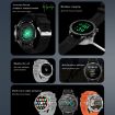 DK67 1.53" IP67 BT 5.0 Smart Watch Fitness Health Monitor Silver - 5