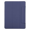 iPad Pro 13 2024 Double-Sided Magnetic Leather Case - Dark Blue - 2