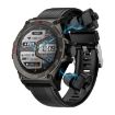 LC18 Sport Smart Watch & Earbuds: BT Call, Health Monitor, IP67, Black - 1