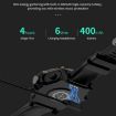 LC18 1.53" IP67 Sport Smart Watch with Earbuds, Health Monitor (Blue) - 6