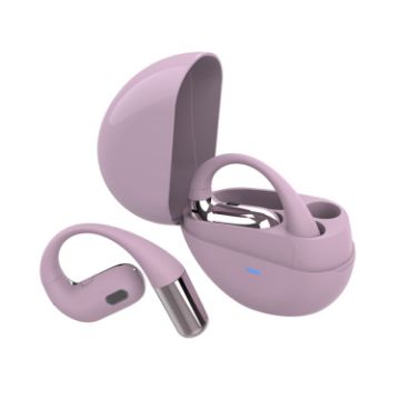 Hileo F15 TWS Pink Wireless Earphone, Touch Control, IPX5 Waterproof - 1