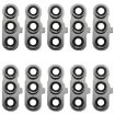 Samsung Galaxy S23 FE SM-S711B Rear Camera Lens Cover 10pcs (Black) - 1