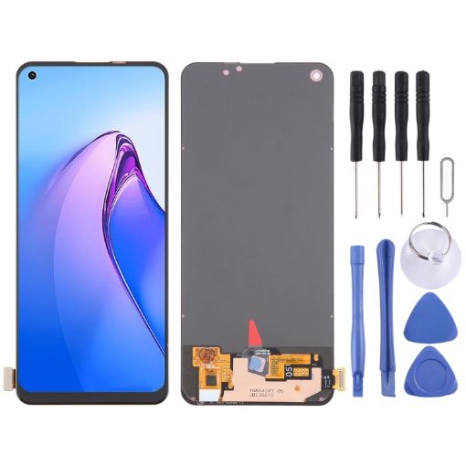 OPPO Reno8 5G OLED LCD Screen with Digitizer Assembly - 1