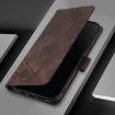 TCL 60 SE NxtPaper/605 Embossed Leather Phone Case - Brown - 3
