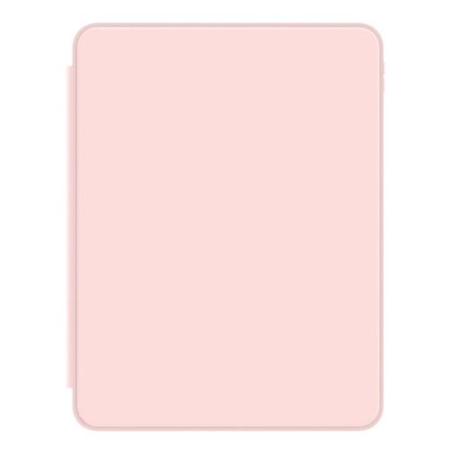 iPad Pro 13 2024 Pink Mutural Jianshang Smart Leather Case - 1