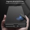 Samsung Galaxy Z Fold7 5G Leather Flip Case - Carbon Fiber Texture - 5