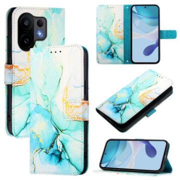 Vivo S30 PT003 Green Marble Flip Leather Phone Case - 1