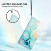 Vivo S30 PT003 Green Marble Flip Leather Phone Case - 5