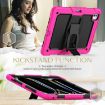 Rose Red Silicone Tablet Case for iPad Pro 13 2024 with Strap - 3