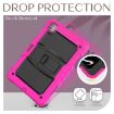 Rose Red Silicone Tablet Case for iPad Pro 13 2024 with Strap - 6