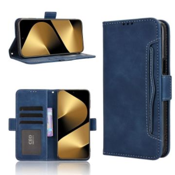 Huawei Pura 80 Pro/Pro+ 5G Card Slots Leather Case (Blue) - 1