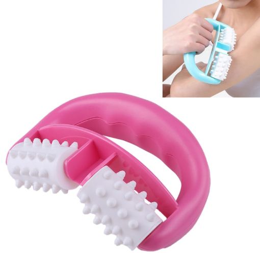 Mini Roller Meridian Massager in Rose Red Dot - 1