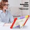 iPad Pro 13 2024 Case: Camouflage Red, Silicone Hybrid with Strap - 4