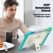 iPad Pro 13 2024 Silicone Hybrid Case w/ Shoulder Strap, Camo Blue - 4