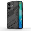 Xiaomi Redmi 13 Punk Armor 2in1 Phone Case with Holder (Black) - 1