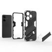 Xiaomi Redmi 13 Punk Armor 2in1 Phone Case with Holder (Black) - 5