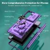 Galaxy Z Fold7 5G Case with Ring Stand & Sliding Hinge (Purple) - 2