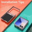 Samsung Galaxy Z Flip7 5G Case with Ring Stand - Rose Gold - 3