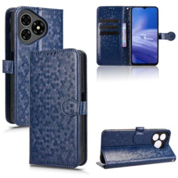 Ulefone Note 19 Honeycomb Dot Texture Leather Case - Blue - 1