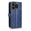 Ulefone Note 19 Honeycomb Dot Texture Leather Case - Blue - 3