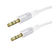 Borofone BL19 AUX Creator 1m Audio Cable, 3.5mm to 3.5mm, White - 1