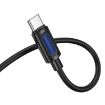 BL20 True Sound 1m AUX Cable, 3.5mm to Type-C, Black by Borofone - 2