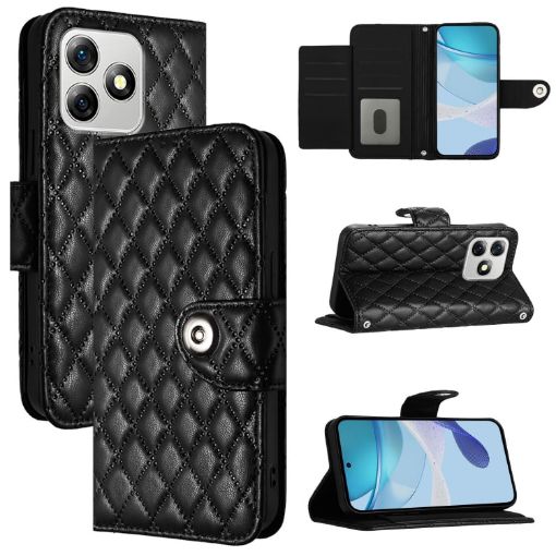 Ulefone Note 18 Ultra Flip Leather Case with Lanyard (Black) - 1