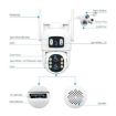 ESCAM QF500 5+5MP WiFi 10X Zoom Motion Detection Camera (US Plug) - 4